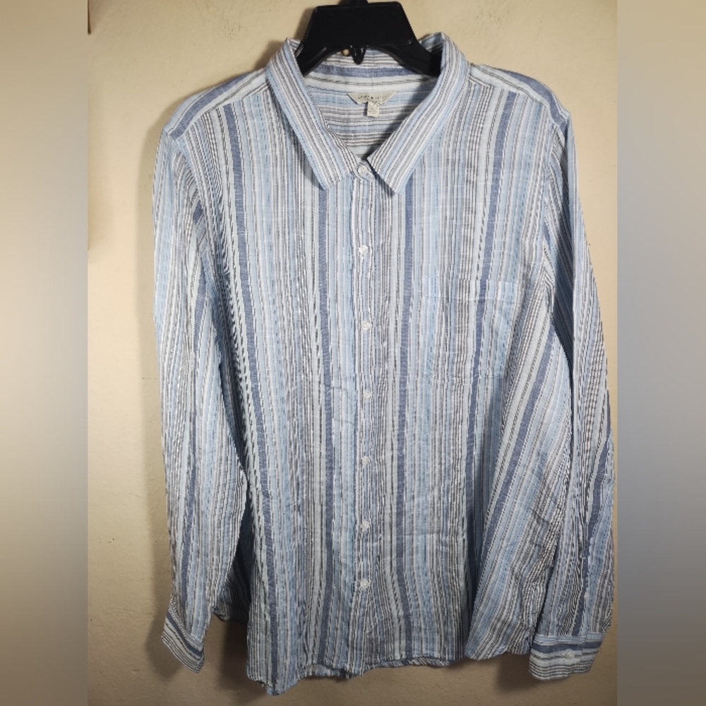 Lucky Brand Top Lightweight Modal Cotton Coastal Beach